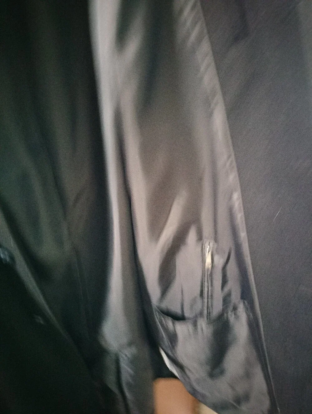 Men's Black Button-Front Coat - Classic Long (@the time we had dogs)